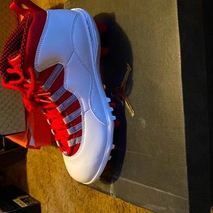 Jordan 10 TD Mid cleats size 7.5